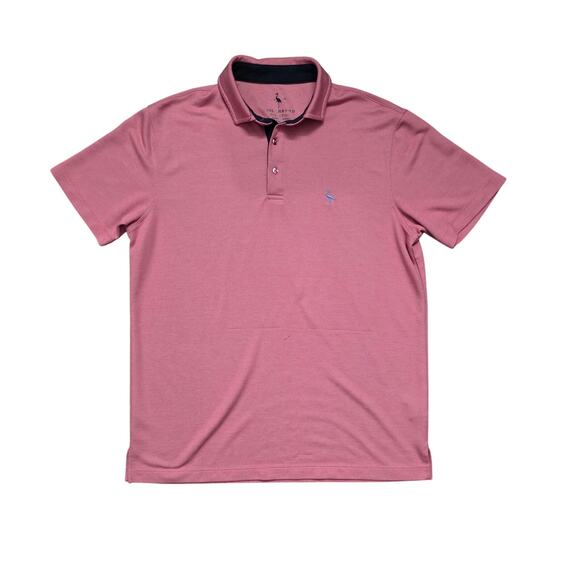 TailorByrd Performance Polo Shirt Men’s Medium Pink Modal Blend Stretch Tee - Picture 1 of 5